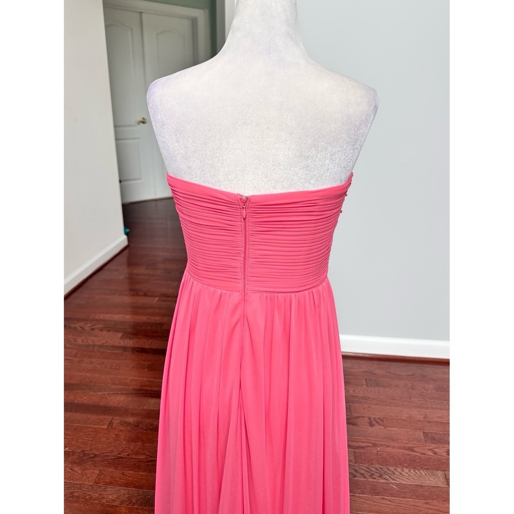 Decode 1.8 Peach Feminine Strapless Beaded Embellihsed Gown Dress Size 2 - Picture 6 of 11